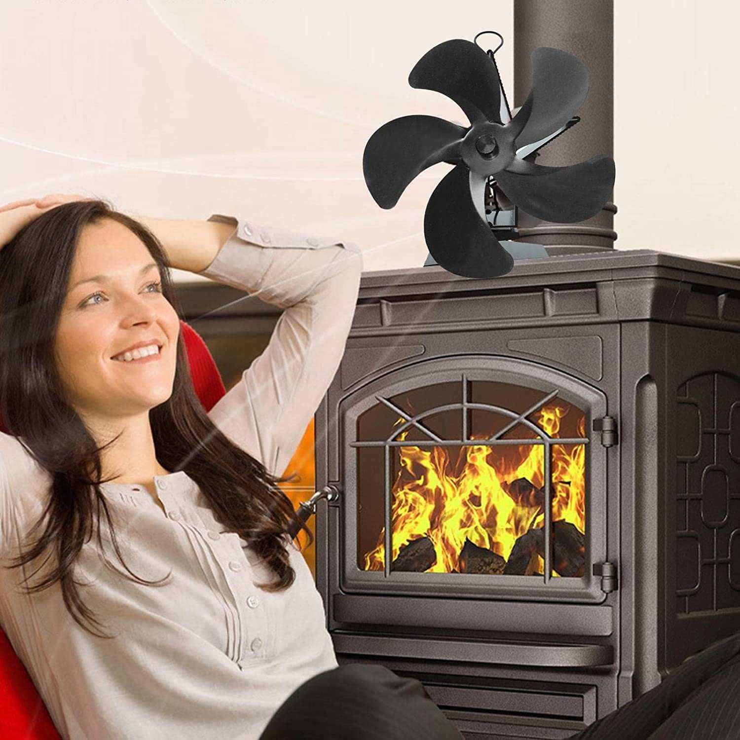 Ventilatore Per Stufa A Legna | Senza Elettricità | Magnético | 4 Pale | Drcokars - Foto 12