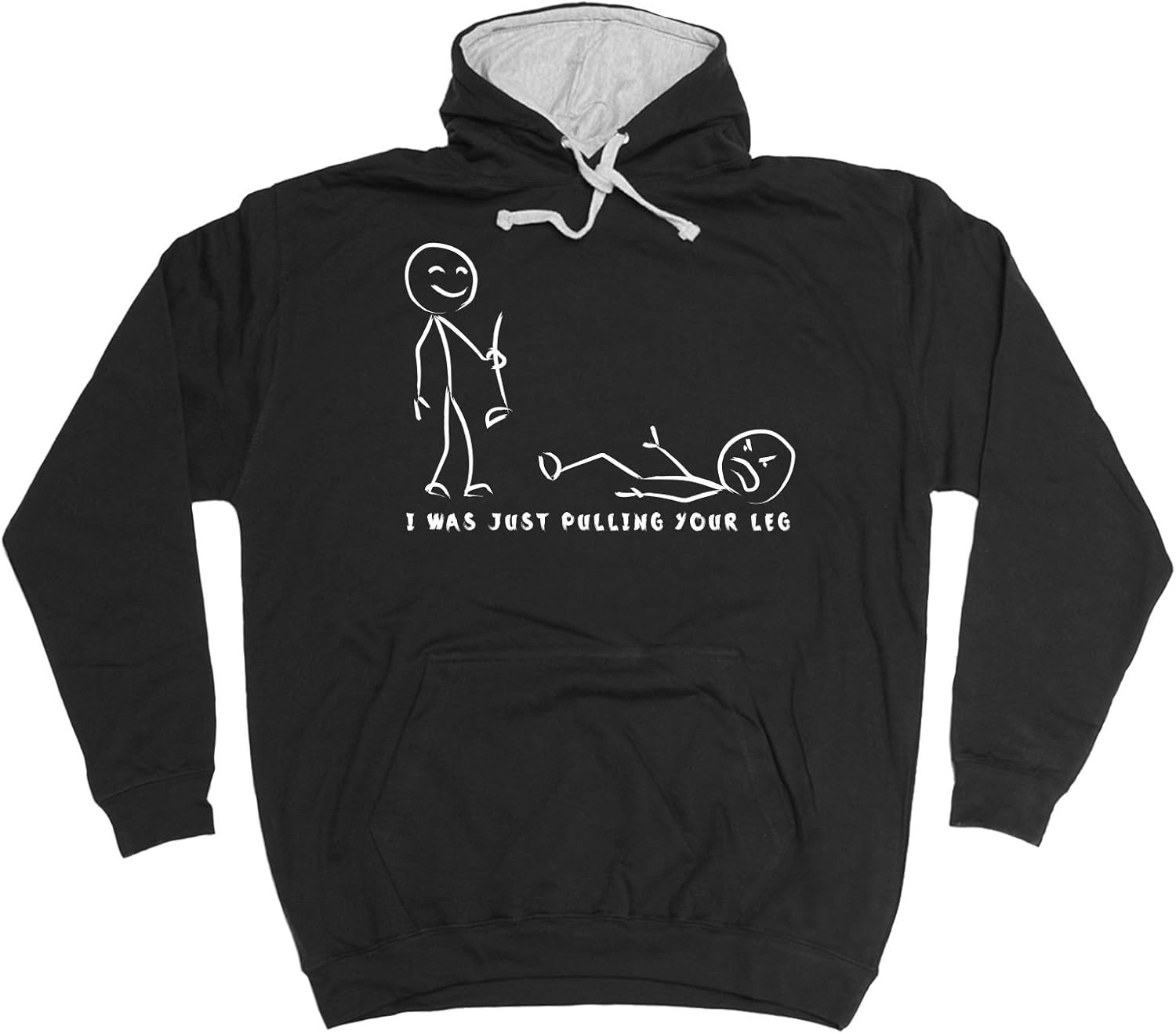 Funny Novelty I was Just Pulling Your Leg Joke Stick Figure Cartoon