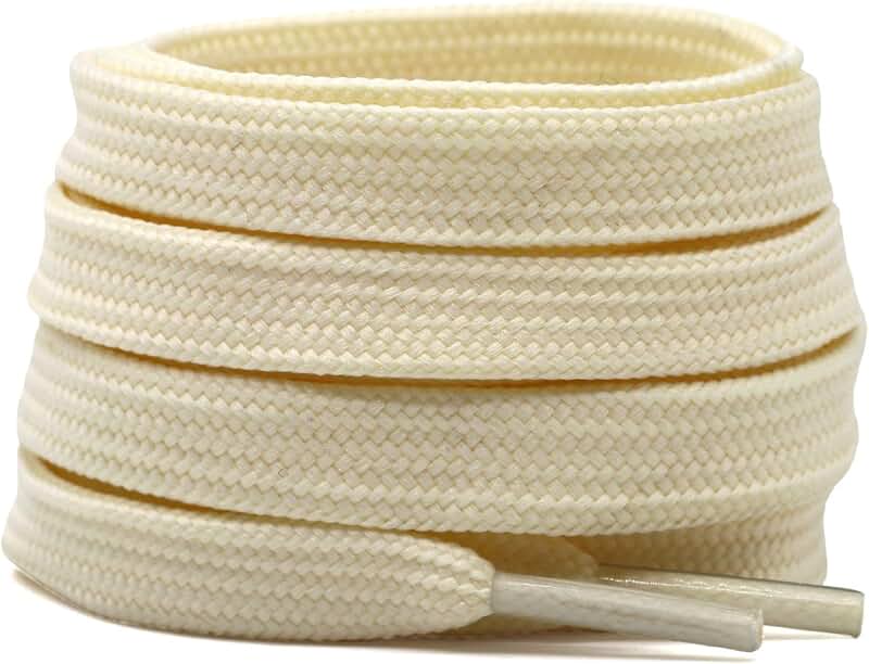 cream shoe laces