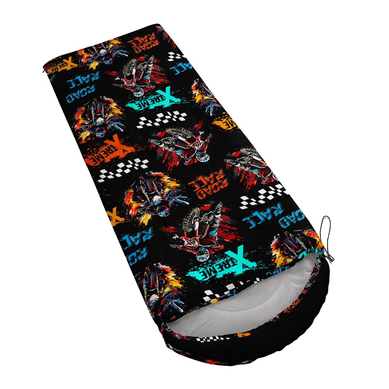 Axolotl Blue Gaming Sleeping Bag - Waterproof & Portable -6 Axolotl Blue Gaming Sleeping Bag - Waterproof & Portable -6