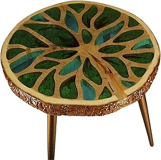 Sea and Forest in a Coffee Table with Epoxy Resin, Unique SofaTable Sea Design Epoxy Resin Table, Table Home Decor, Handcrafted Resin Table, Handmade Table (36 inch)