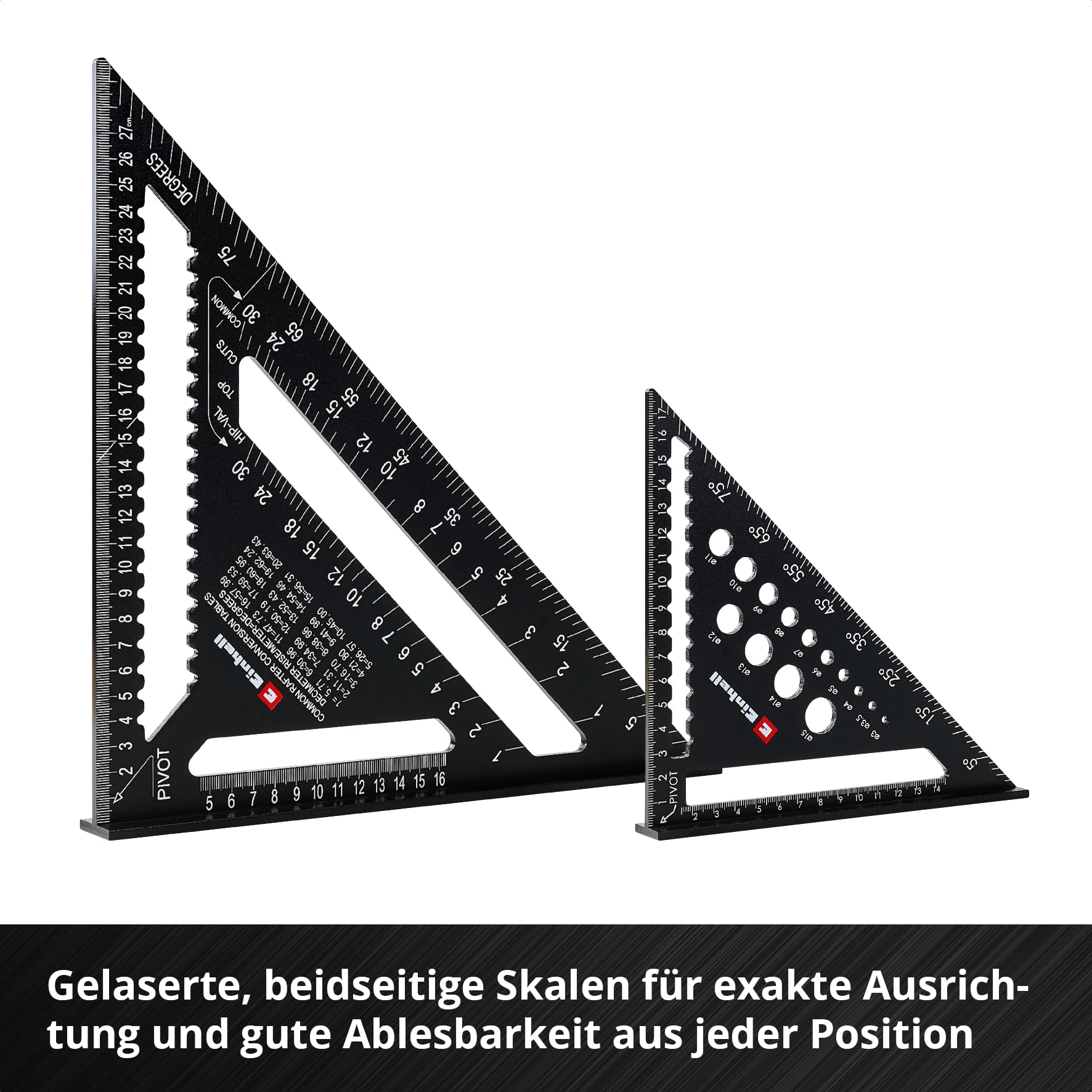 Einhell 2-tlg. Zimmermannswinkel-Set, 185/300 mm