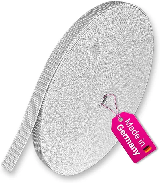 Graues Rolladengurtband 23mm Breite, 50m Rolle - Hochwertig & Langlebig