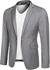 [51% off] COOFANDY Mens Sport Coat Casual Blazer One Button Business Suit Jacket