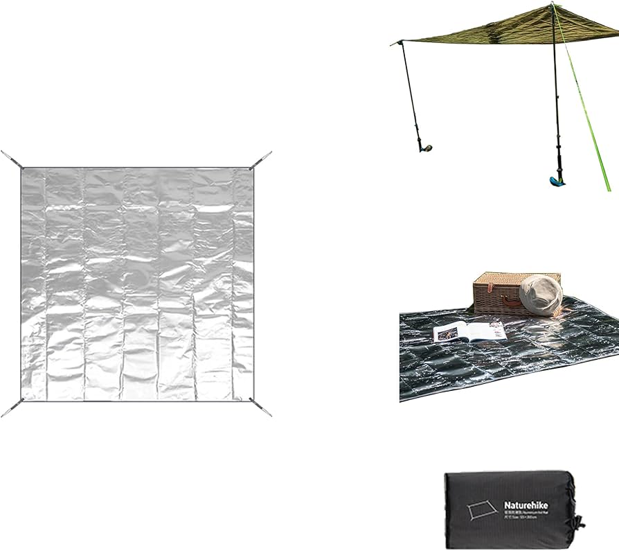 Amazon | Naturehike 銀マット 約400g超軽量 折りたたみ 多機能 PE+
