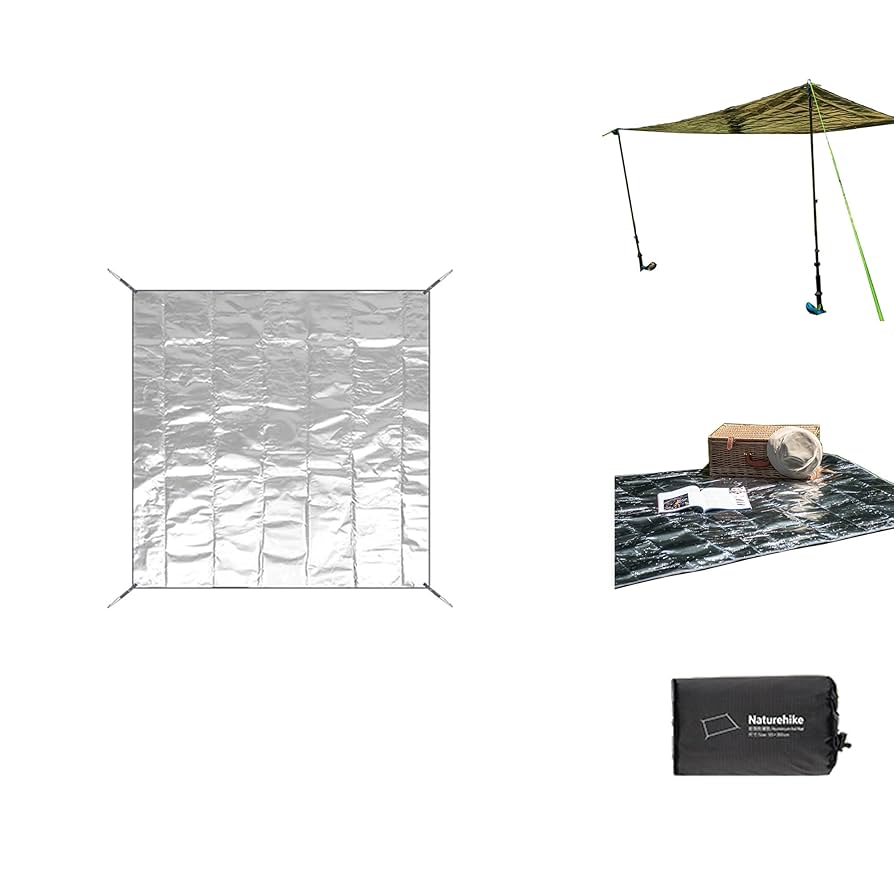 Amazon | Naturehike 銀マット 約400g超軽量 折りたたみ 多機能