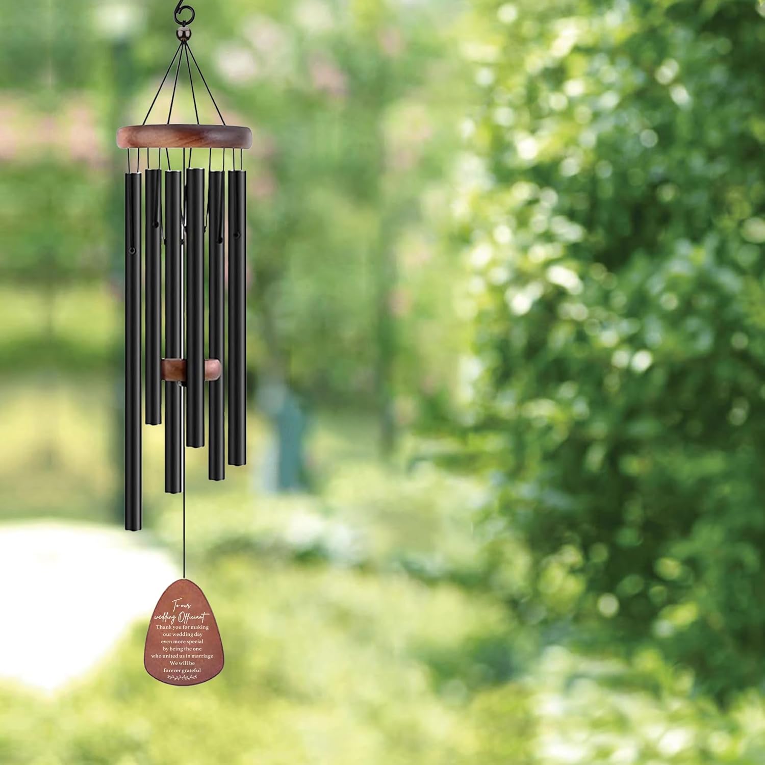 Wedding Officiant Wind Chime Gift - Thank You for Making Our Wedding Day Special
