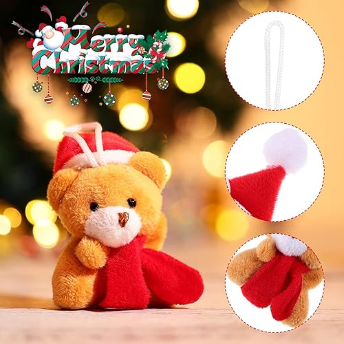 Miniatura 2 de Toyvian Calendario de Adviento de cuenta regresiva, calendario de Adviento de Navidad de 24 días con 24 juguetes de peluche de animales,