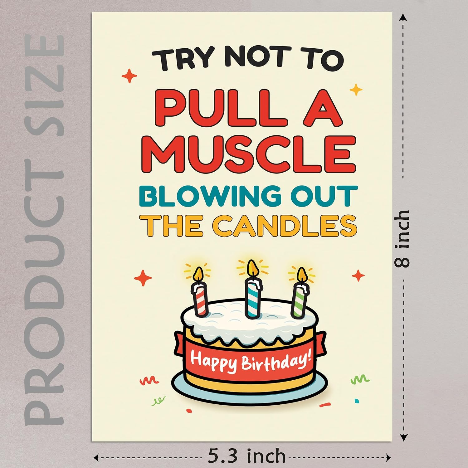 Cheerin Birthday Greeting Card – Funny Birthday Card for Women, Men, or Kids – Hilarious Gift Idea for a Friend, Coworker, Family Member or Someone Special image 2