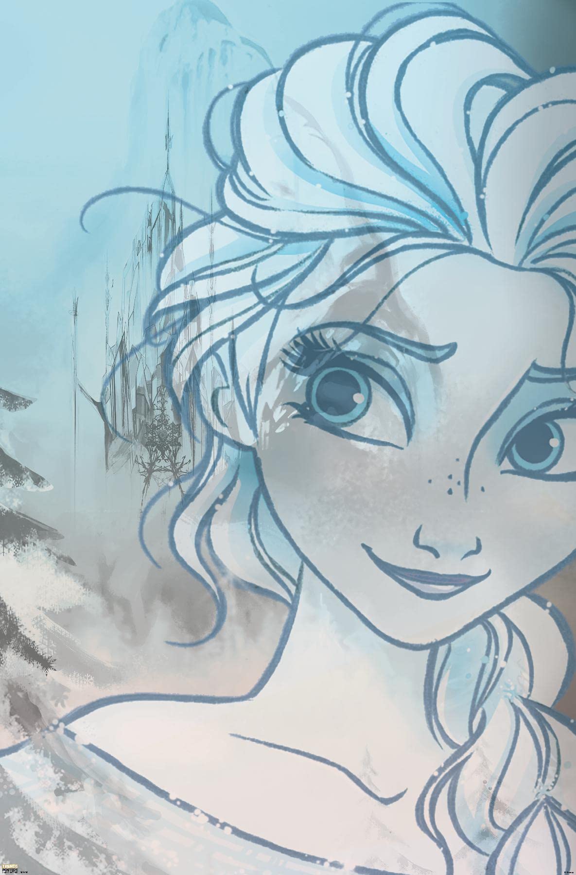 Trends International 24X36 Disney Pixar Frozen - Smile Wall Poster