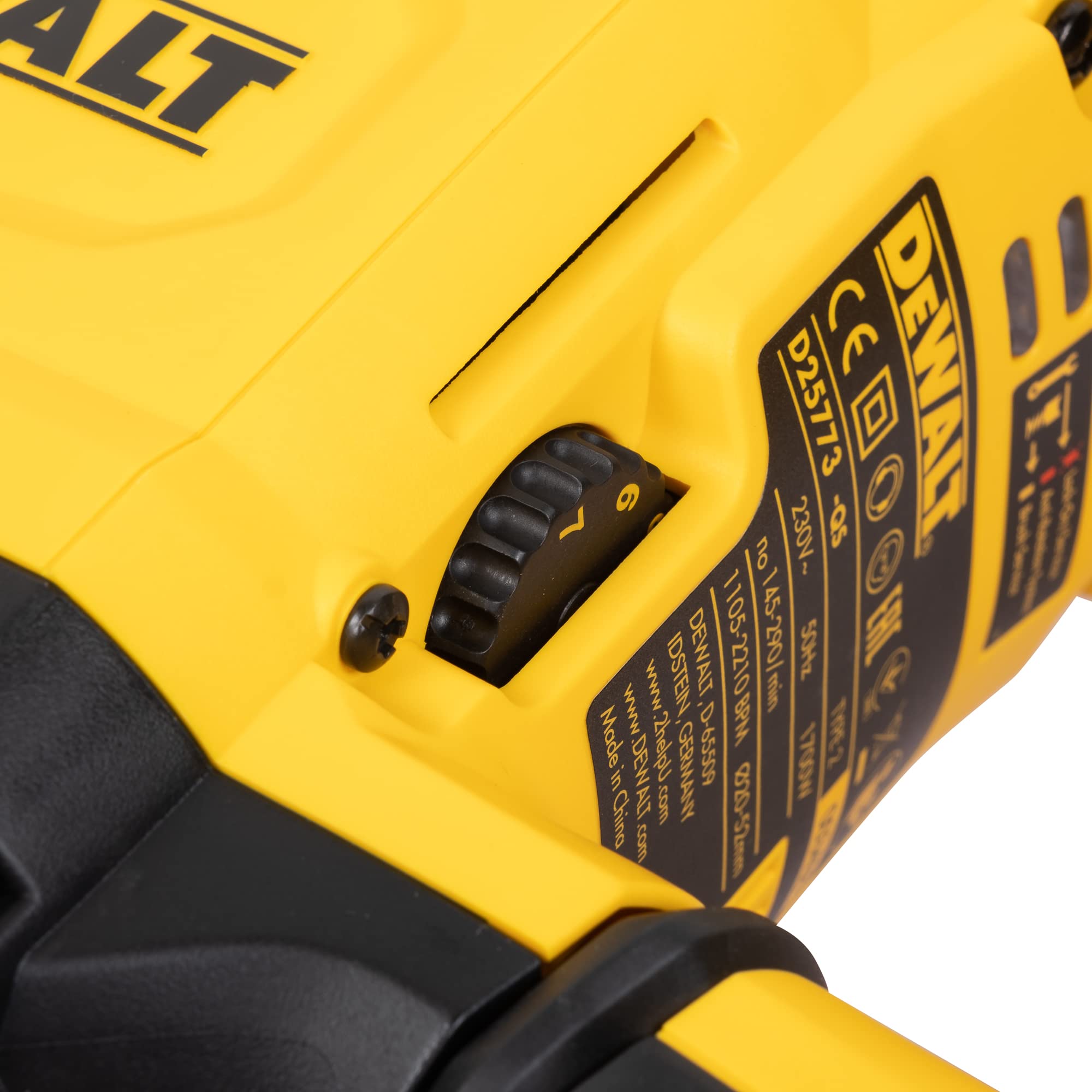 DEWALT D25773K-QS Perforateur burineur SDS-max 19,4J 10 Kg - coffret Noir/Jaune