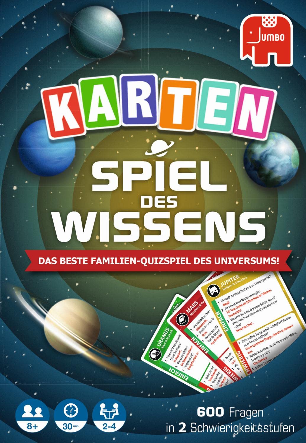 Juego De Cartas 'Spiel Des Wissens' (Juego Del Conocimiento) - 600 Preguntas, En Alemán, Para Todas Las Edades
