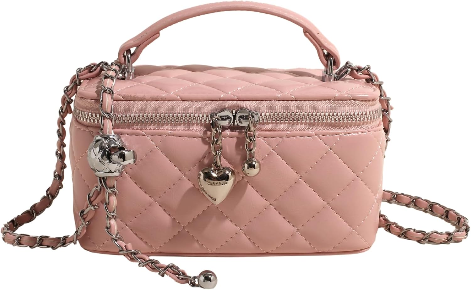 Box Square Handbag Purse for Women Chain Designer Crossbody Shoulder Bag Mini Top-Handle Pouch