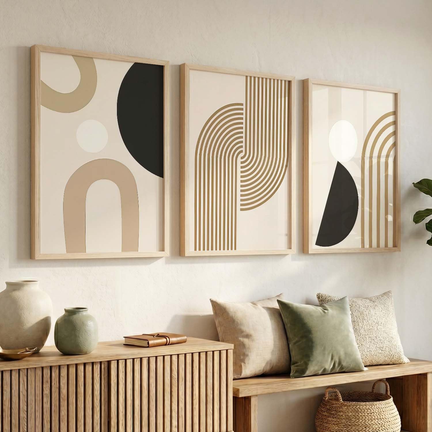 BOHO Wall Art Set - Maximalist Prints with Frame -13 BOHO Wall Art Set - Maximalist Prints with Frame -13