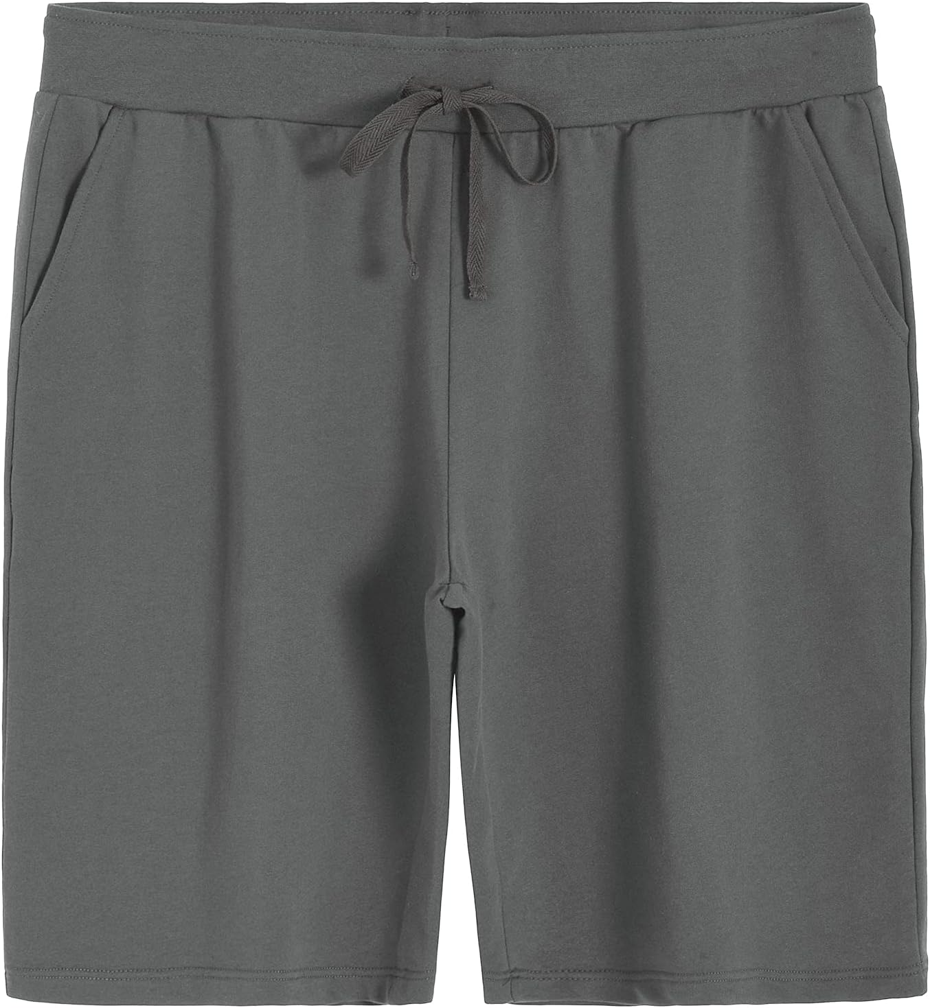 Weintee Women's Plus Size Cotton Bermuda Shorts with Pockets
