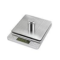 Vista 2 de HFS (R) Peso de calibración de 1.76 oz de balanza de cromo clase M2 Peso de calibración para báscula digital, báscula de bolsillo