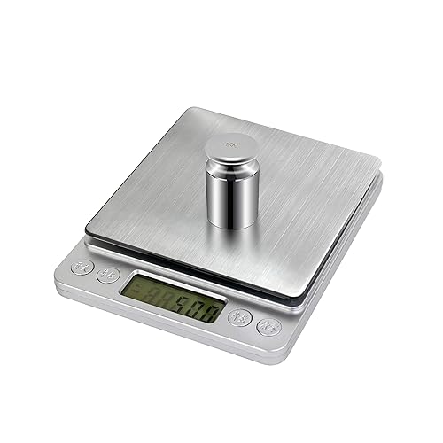 Miniatura 2 de HFS (R) Peso de calibración de 1.76 oz de balanza de cromo clase M2 Peso de calibración para báscula digital, báscula de bolsillo