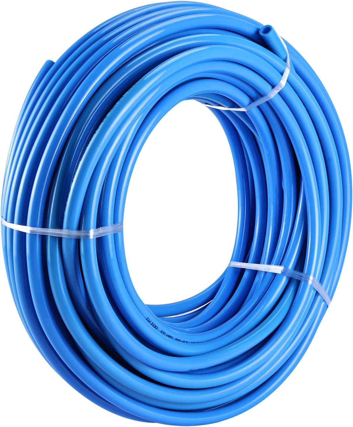NORJIN 12mm OD 8mm ID Polyurethane PU Air Hose Pipe Tube Kit, 100ft/30M High Flexibility Air Line Tubing and Push to Connect Fittings for Air Line or Fluid Transfer