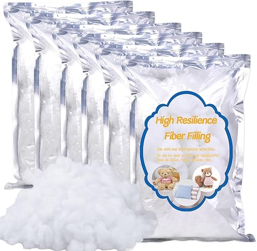 MORFEN Relleno de fibra de poliéster de 31.7 onzas, relleno de fibra de alta calidad, relleno de animales de peluche, relleno de cojines, relleno de
