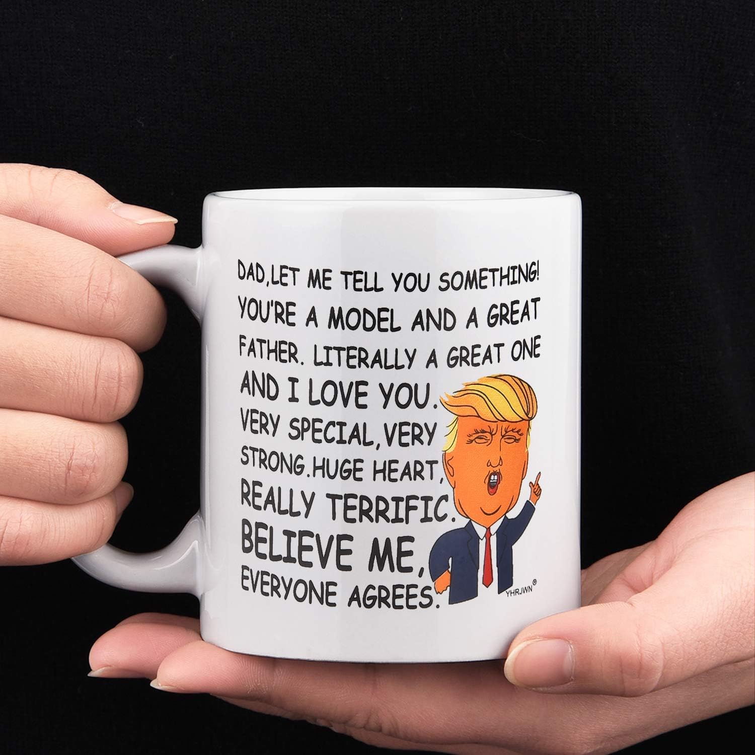 🔥 Flаѕh Sаlе Dad Coffee Mug Dad Gifts from Daughter Trump Dad Mug Coffee Mug for Dad Funny Trump Mugs Christmas Birthday Father’s Day Gifts for Father 11Oz