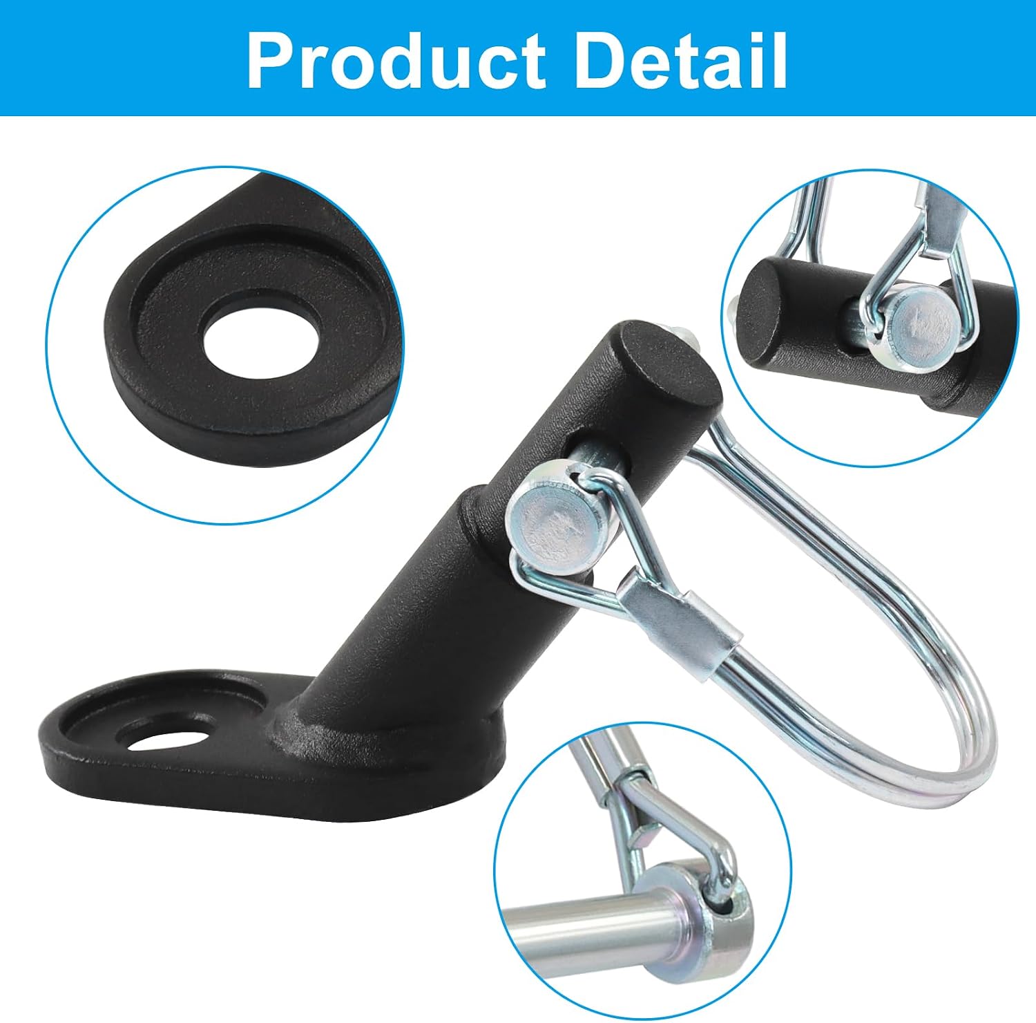 Bike Trailer Hitch Connector, Bicycle Trailer Coupler Adapter Attachment