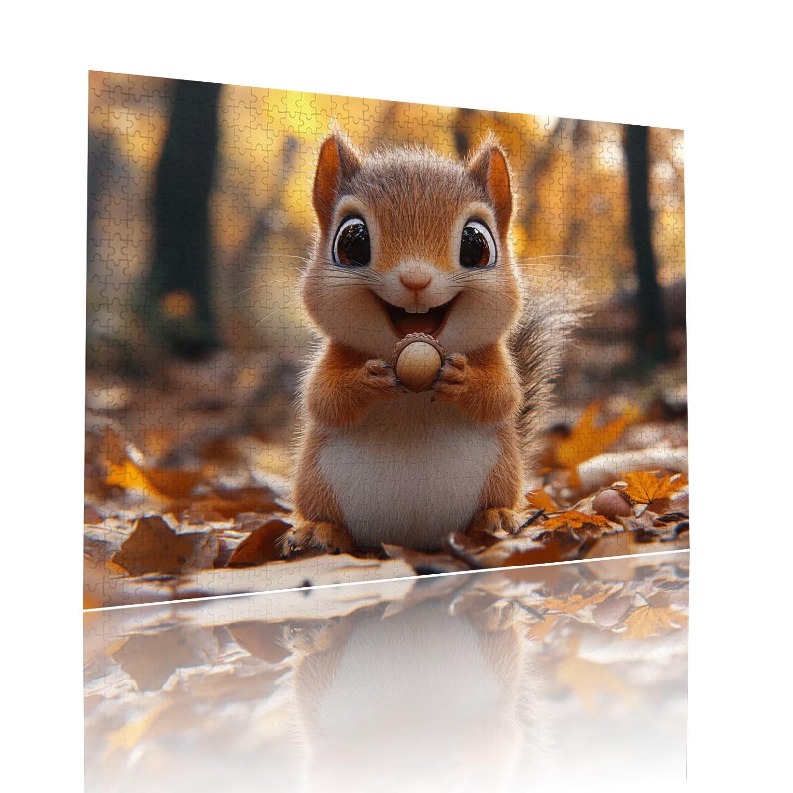 Puzzle Erwachsene 2000 Teile Eichhörnchen Tier Educa Jigsaw für Kinder ab 8 Jahren Mädchen Jungen, Erwachsene Impossible Klassische Puzzles Schwer, Anspruchsvoll Spielspaß, Geschenke 70x99cm t-930