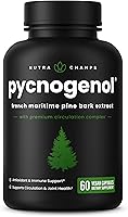Vista 1 de NutraChamps Pycnogenol Extracto de corteza de pino marítimo francés, complejo de circulación premium, flujo sanguíneo, producción de óxido nítrico