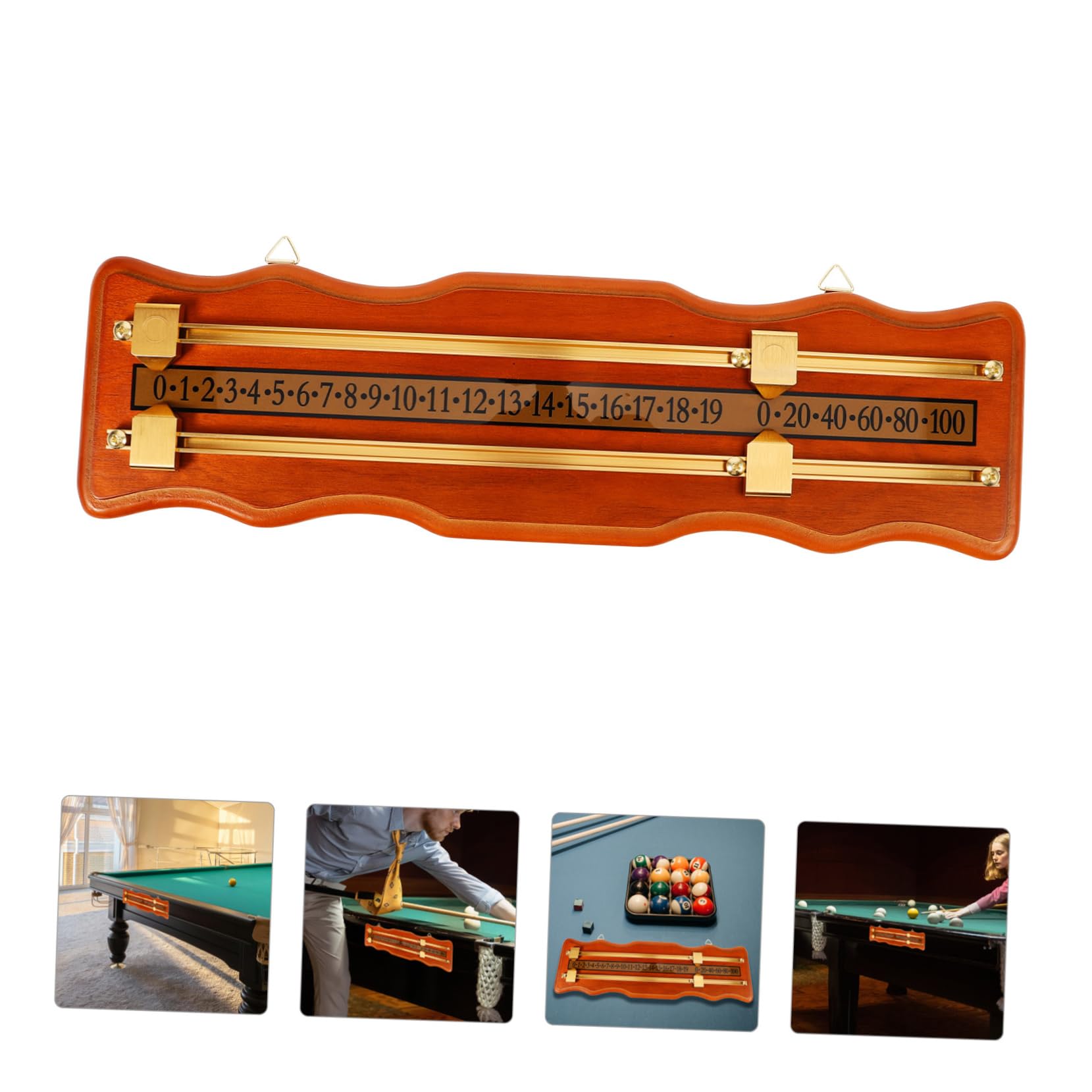 UPKOCH Tabellone Segnapunti per Biliardo Tabellone Segnapunti Sportivo Tavolo Biliardo Portatile per Snooker