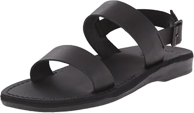 Amazon.com: Golan - Sandalias planas de cuero con tira trasera para mujer :  Ropa, Zapatos y Joyería