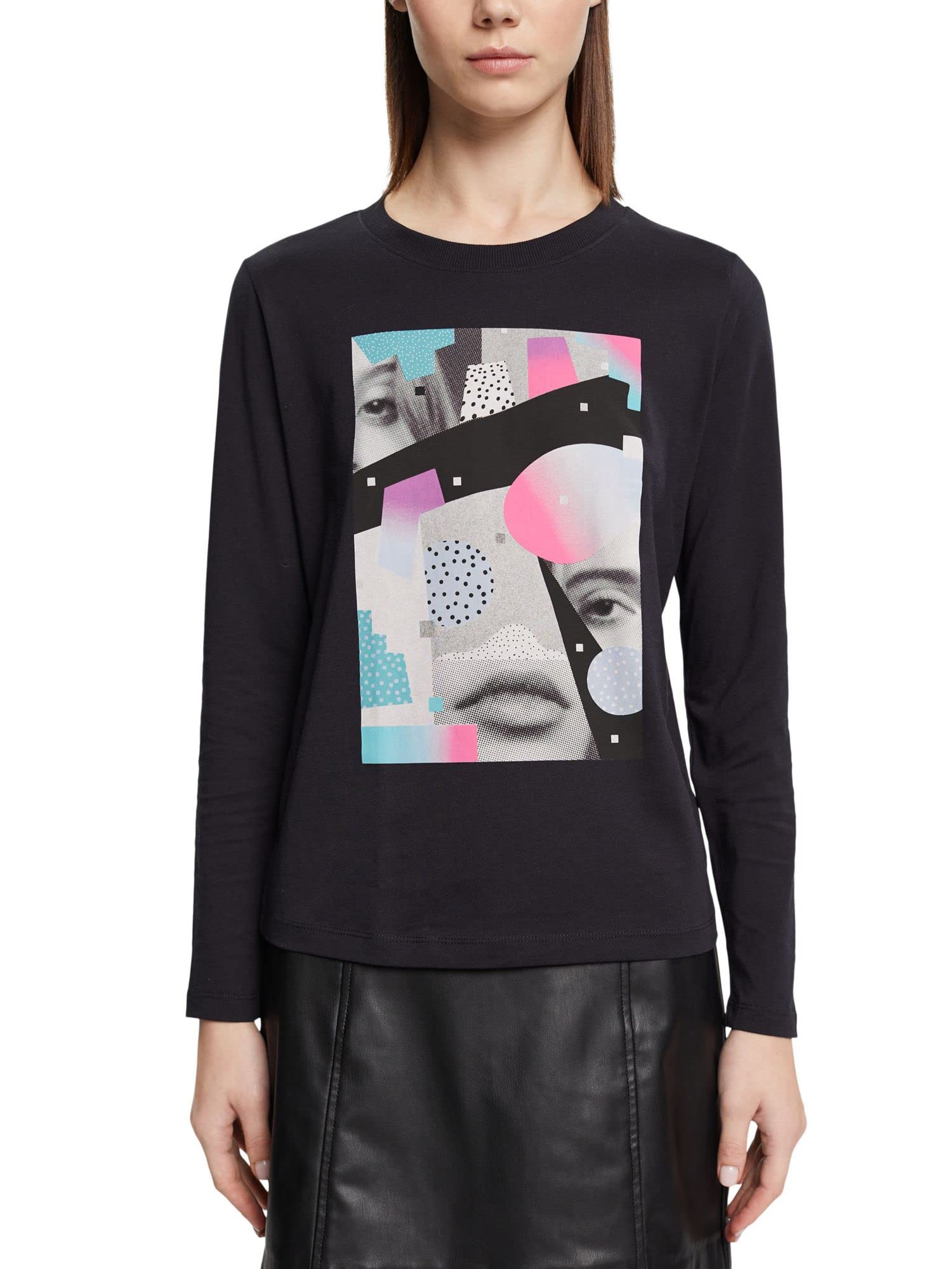 ESPRIT EDC Women's T-Shirt, 001/Black, S