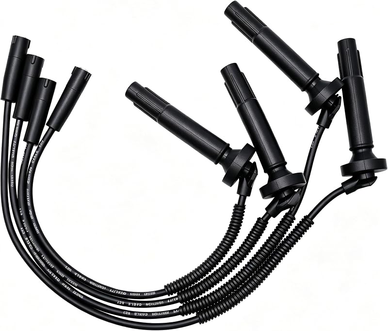 Cabos de vela de ignição OXCANO SOA430Q119 para SAAB 9-2X e Subaru – conjunto com 4 unidades