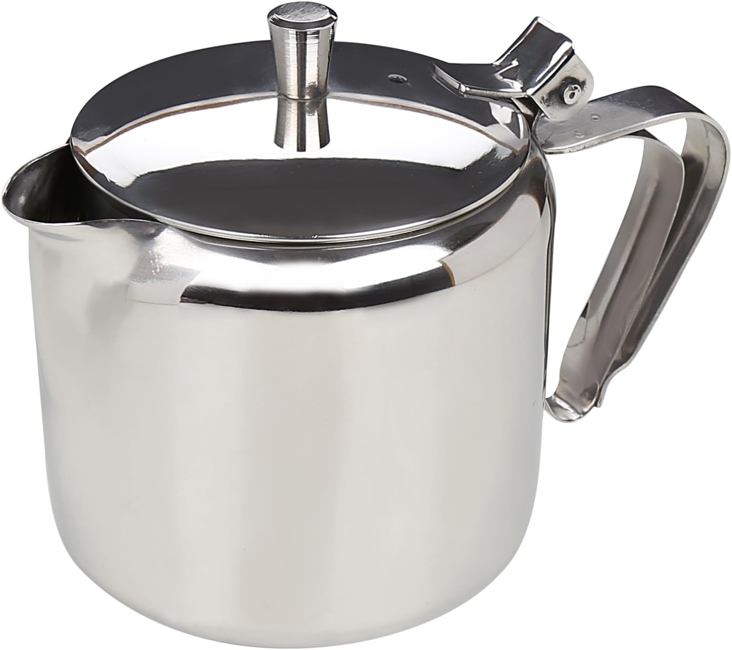 Stainless Steel Tea Serving Pot with Handle - Serving Code-Tea Coffee Kettle (Mini Size, 360 ml)