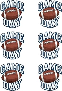 Game Days Football Iron on Transfer for 6pcs
