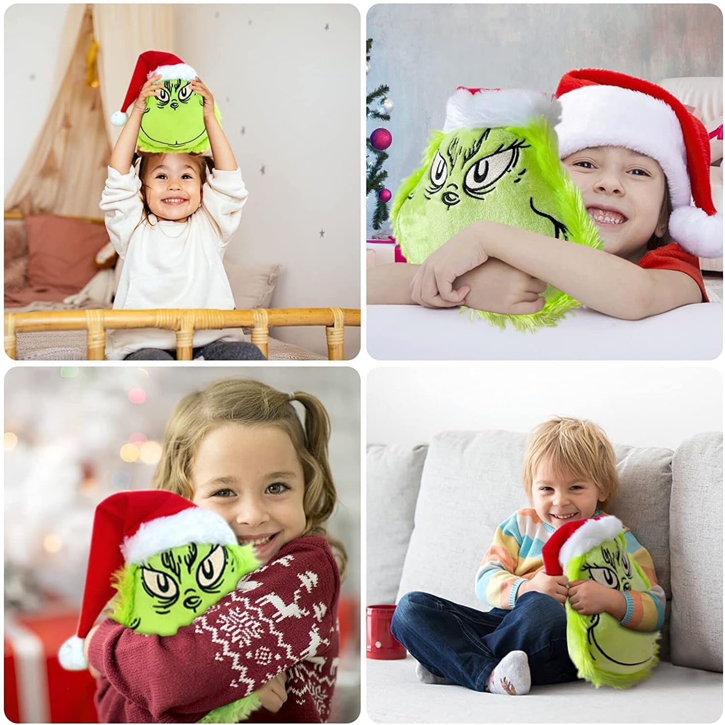 Green Christmas Tree Topper - Elf Christmas Tree Decorations and Ornaments (Arm   Head)