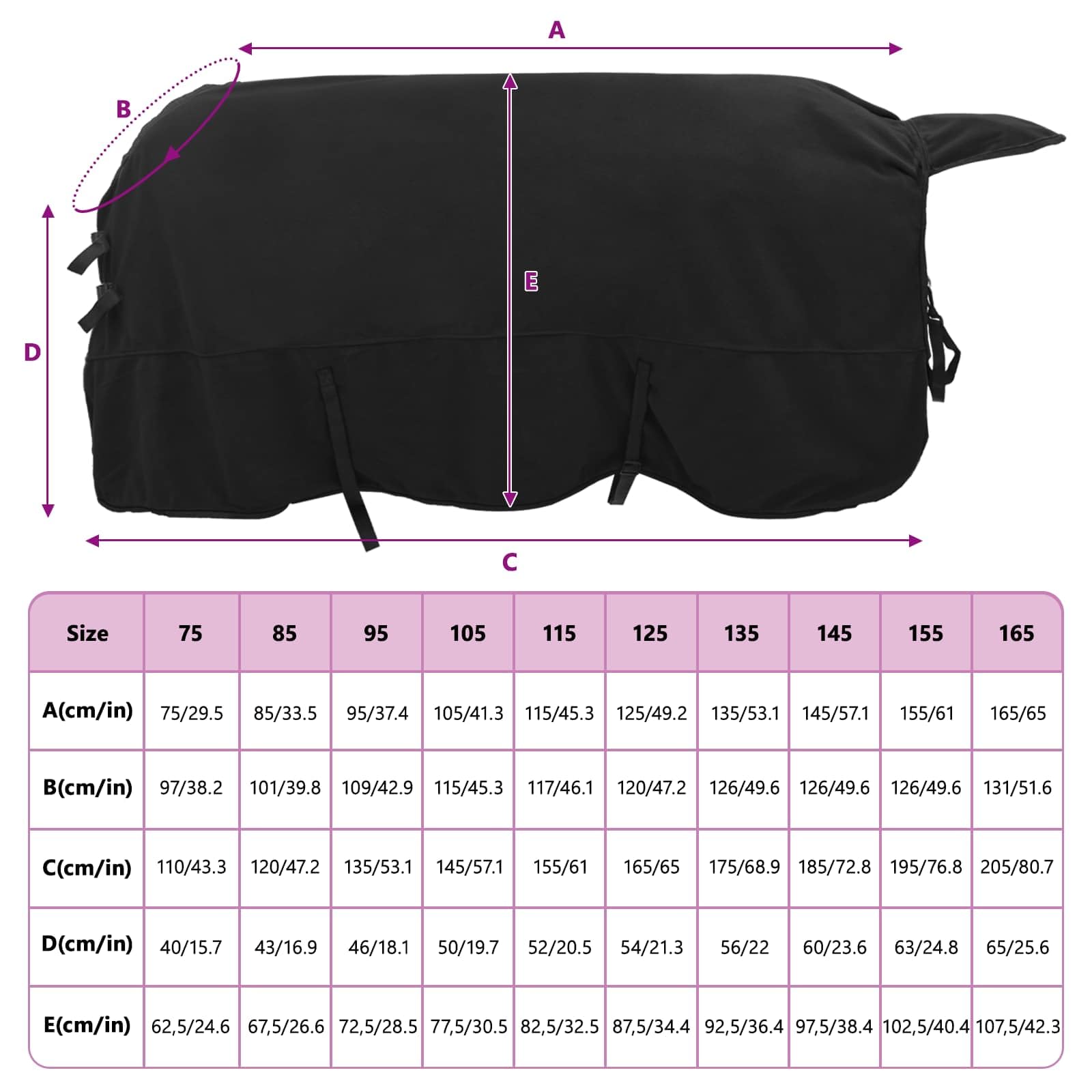 Mangloder Pferdedecke Volles Aqua Polyester atmungsaktiv wasserdicht isolierend für Stall, Weide, Paddock, Outdoorgebrauch, geeignet für Pony, robust, leicht, Winterfest, mit abnehmbarem Bezug