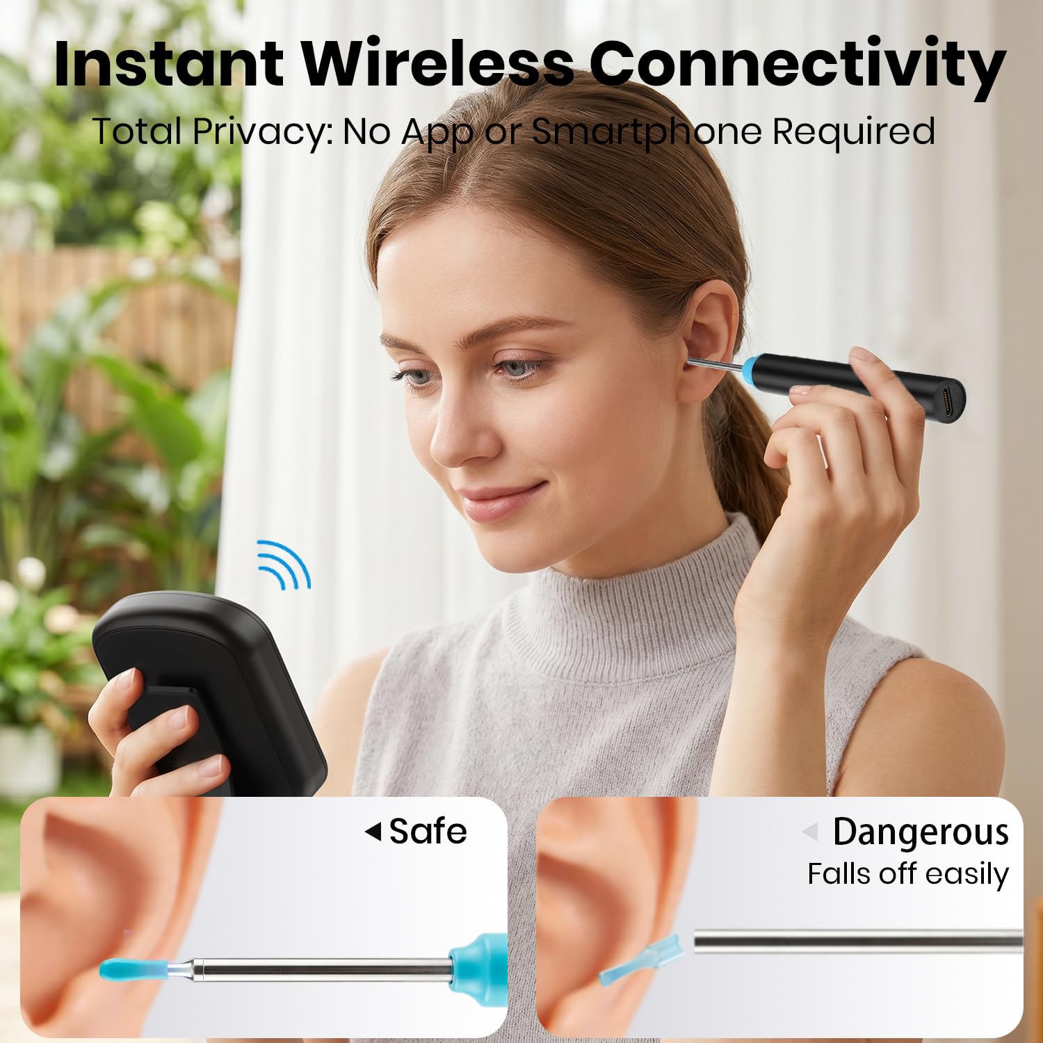 Smart Otoscope Camera - See Your Ear Canal! -5