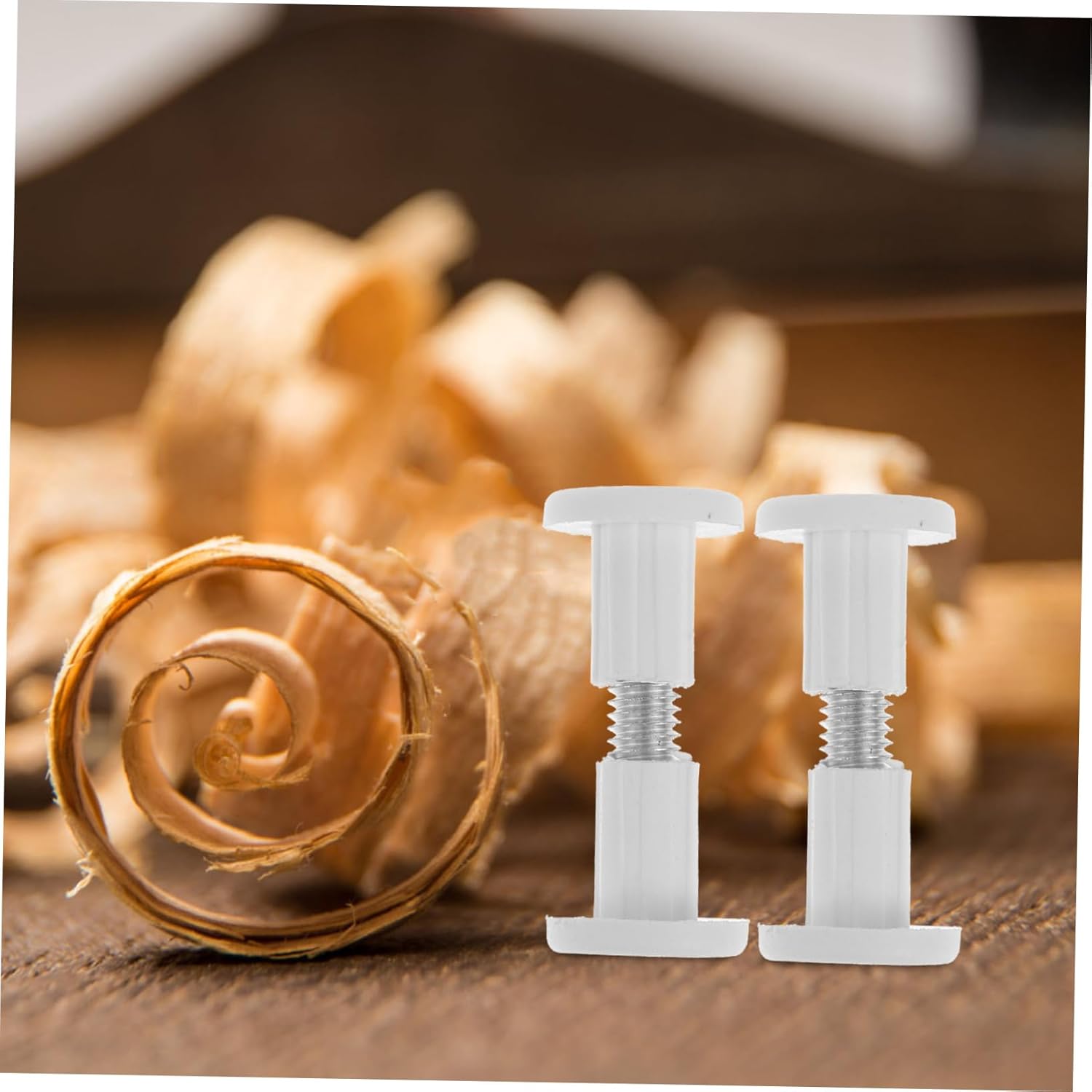 CANIGHT 50pcs Fastener for Furniture Panel Connector Hardware Easy to Install Board Fasteners for Cabinets and Dressers Reliable Joint