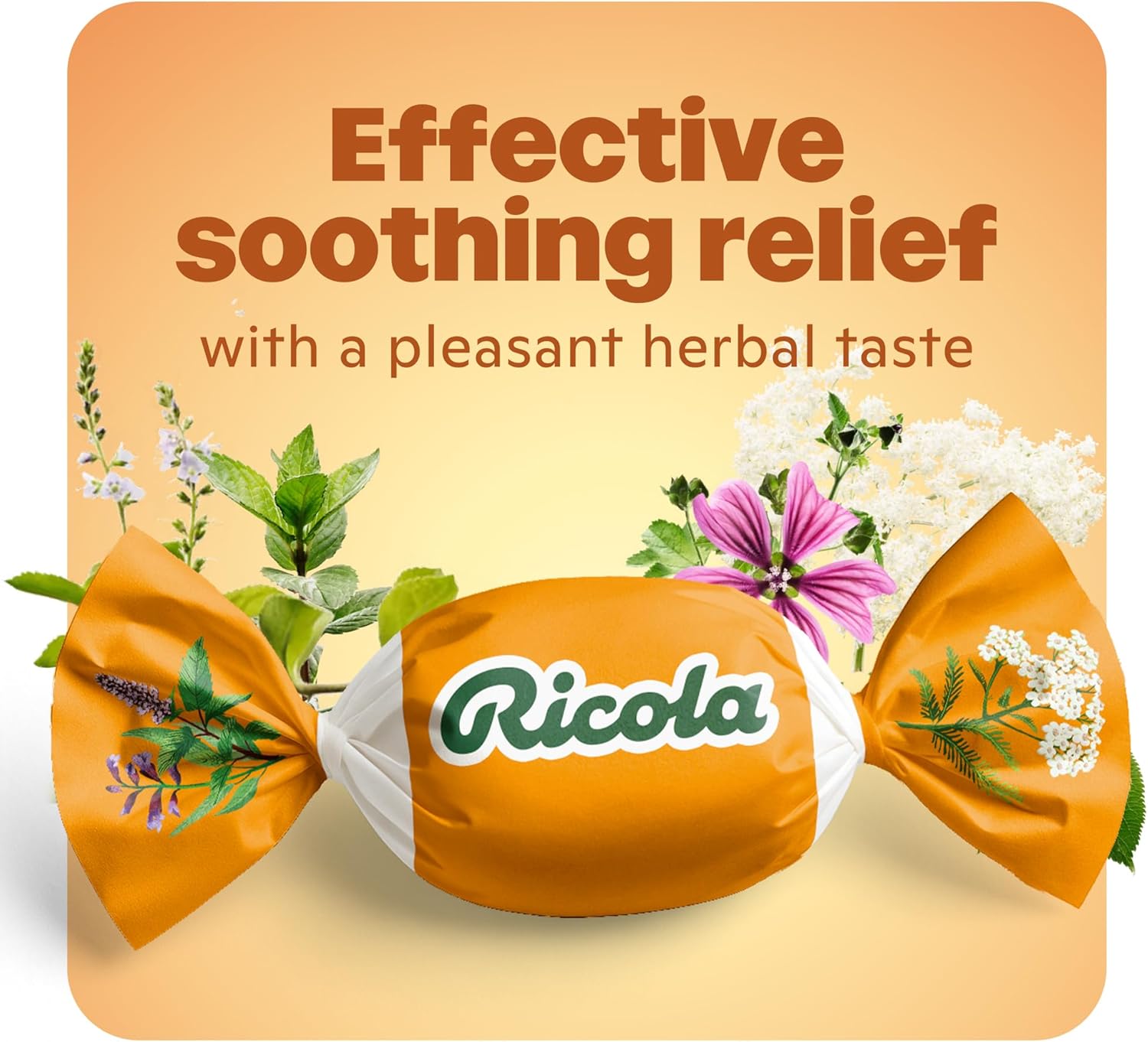 Ricola Honey Herb Cough Drops with Menthol - Minor Cough and Sore Throat Relief - 192 Count - Herbal Throat Lozenges