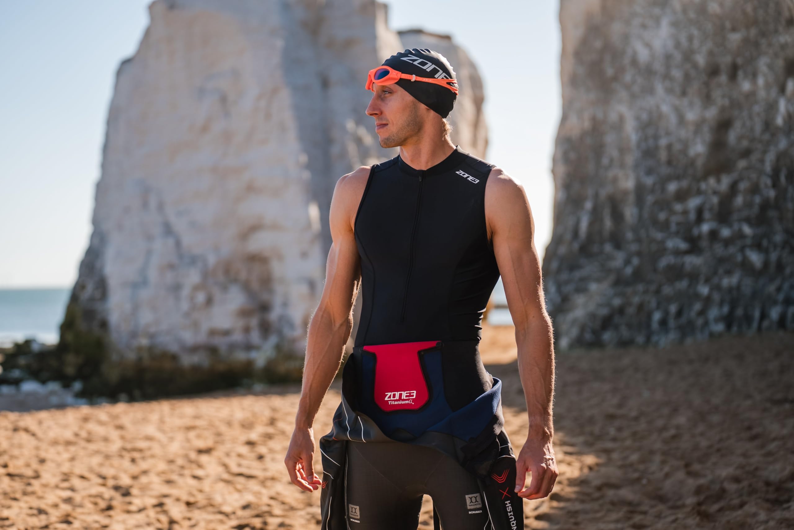 ZONE3 Herren Activate+ Tri-Anzug, ärmellos, leicht, schnell trocknend, Triathlon-Einteiler