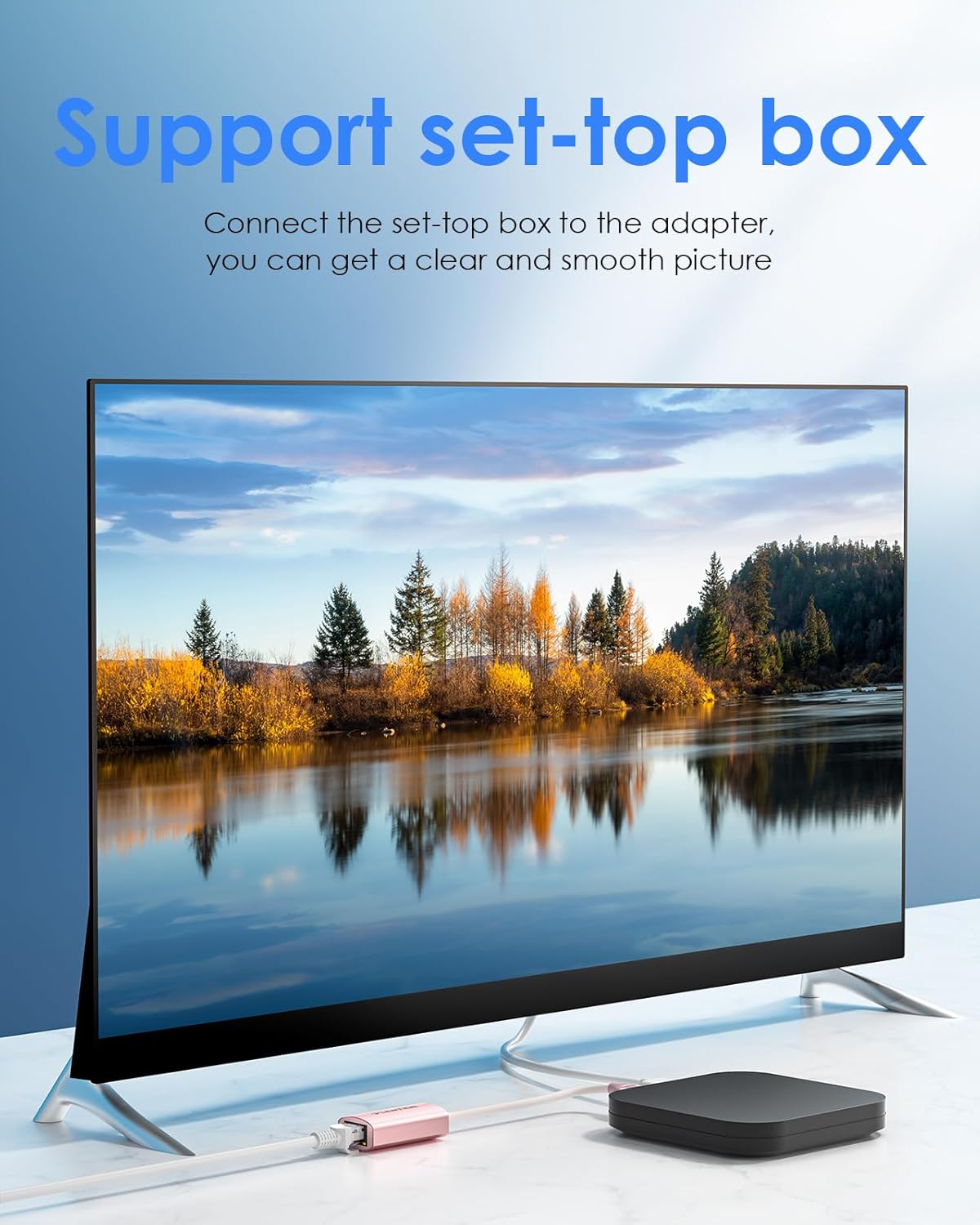 LENTION USB 3.0 Type A to Gigabit Ethernet Adapter, RJ45 LAN Network Converter Compatible with Nintendo Switch, MacBook Pro/Air, Surface, Chromebook, Windows Laptops,More (HU604, Rose Gold)