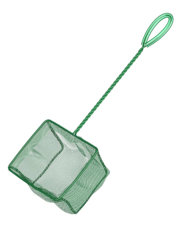 Rede para Aquário Pawfly com Malha Fina de Nylon e Cabo Metálico Trançado 12,7 cm, 1 unidade