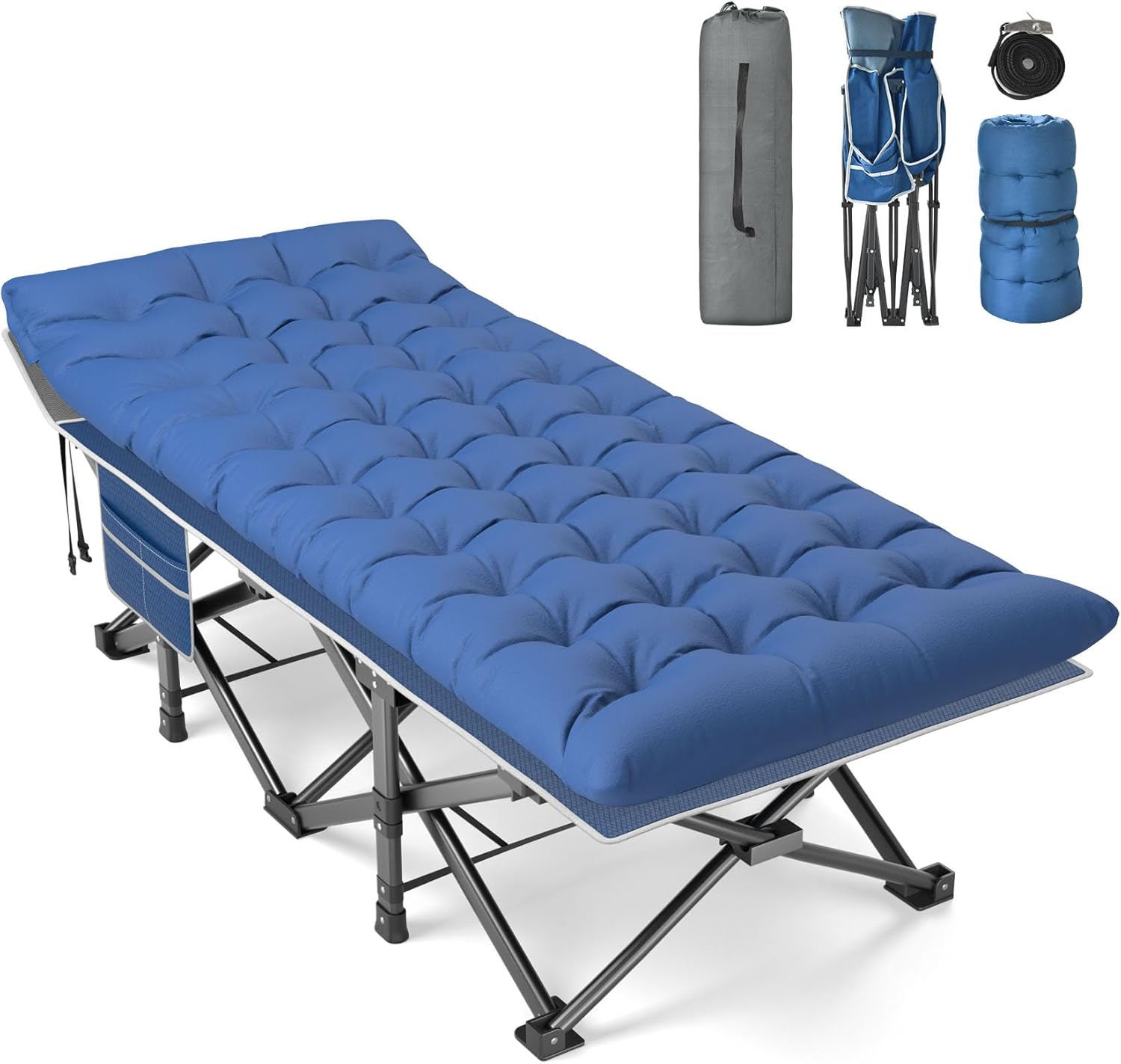 Amazon.com: Slendor Oversized Camping Cot, XXL Camping Bed for Adults ...