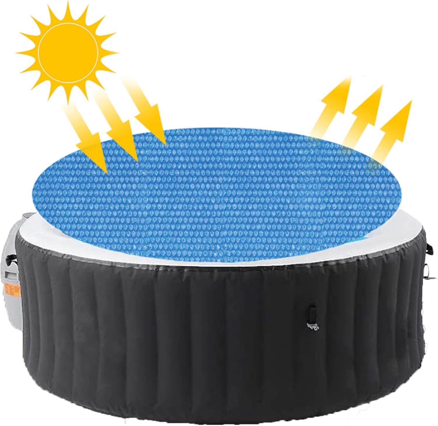 Hot Tub Covers, Spa Covers for Hot Tub 7.87FT 16mil