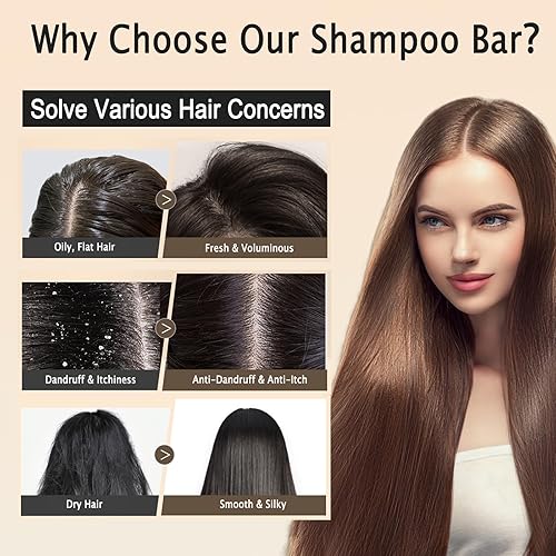 Miniatura 4 de Paquete de 2 barras de champú Nature Triangle, champú de jabón verde Nature Siete, barra de champú Usman Grass, fortalece el cabello, barra de