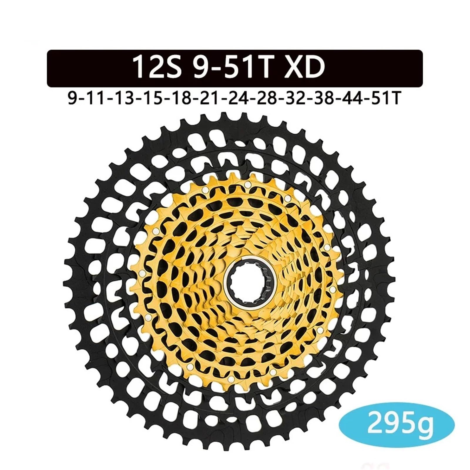 Compatible con ZTTO Ultimate Super Light MTB de 12 velocidades, 12S, 9-46 Dientes, 10-46 Dientes, 10-50 Dientes, 10-51 Dientes, piñón CNC XD de 12 V, K7