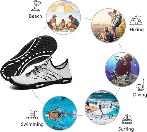 Miniatura 6 de Tenis impermeables para hombres y mujeres, descalzo, calcetín acuático de secado rápido para usar al aire libre, calzado deportivo para kayak