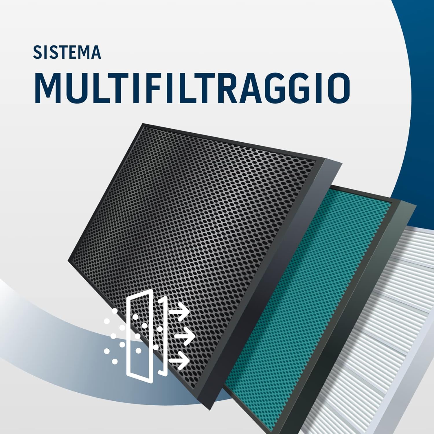 Olimpia Splendid, Aryal Dual 14 con Unità Interna Alyas S2, Climatizzatore 10.000+12.000 BTU/h Multisplit Inverter, tre stadi di Filtrazione, Gas R32, Classe A++, Wireless Control incluso