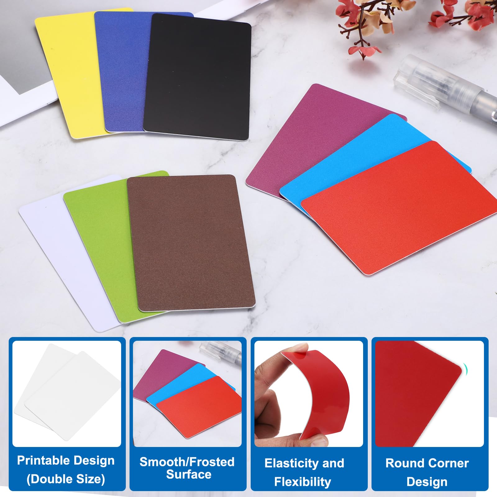 PATIKIL 20Pcs Inkjet PVC ID Cards - Image 4