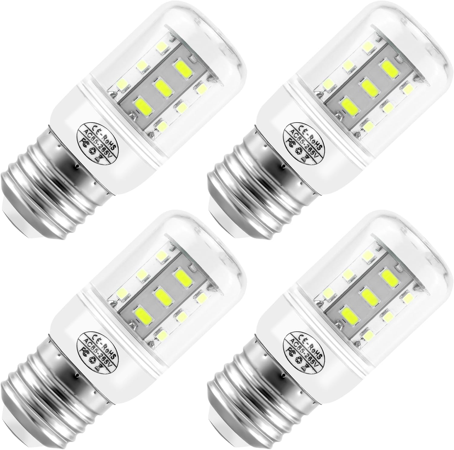 AMI PARTS Updated 5304511738 Light Bulb Refrigerator kei d34l LED Bulb 3.5W Compatible with frig.idaire Refrigerator Light Bulb (85V-265V White Light*4 Pice)