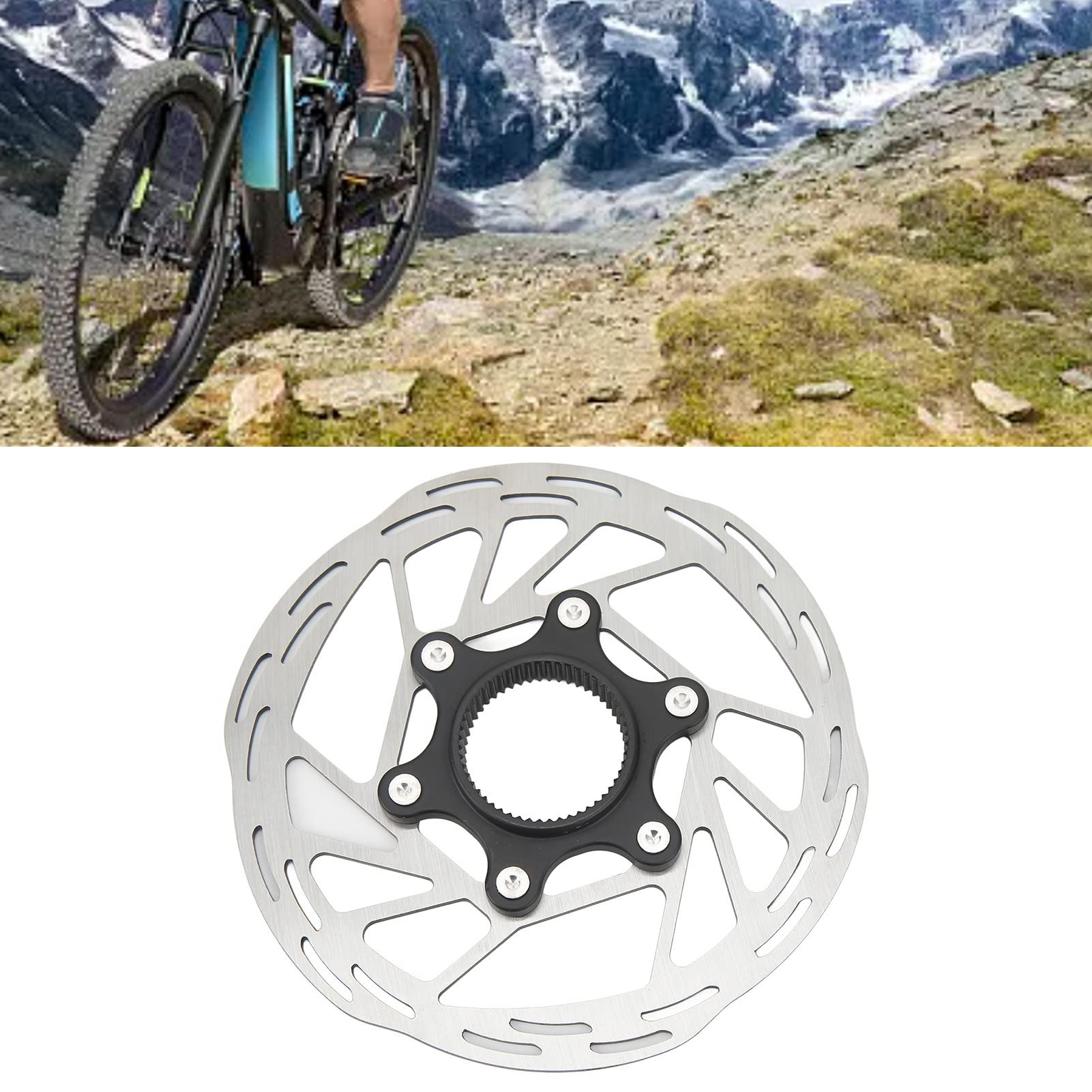 Disque De Frein Vélo 140 Mm - Acier, 3 Trous, Pour VTT, Route, BMX